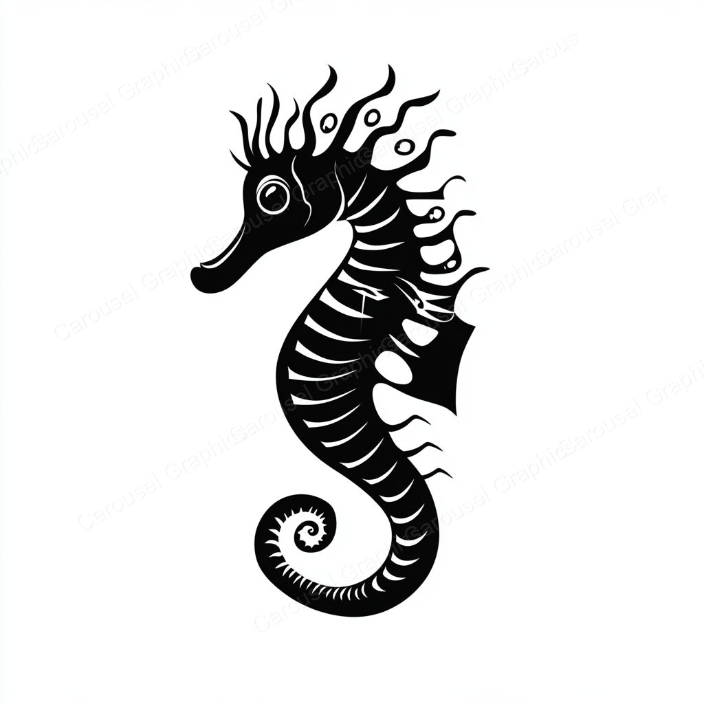 Seahorse Vector Graphic preview