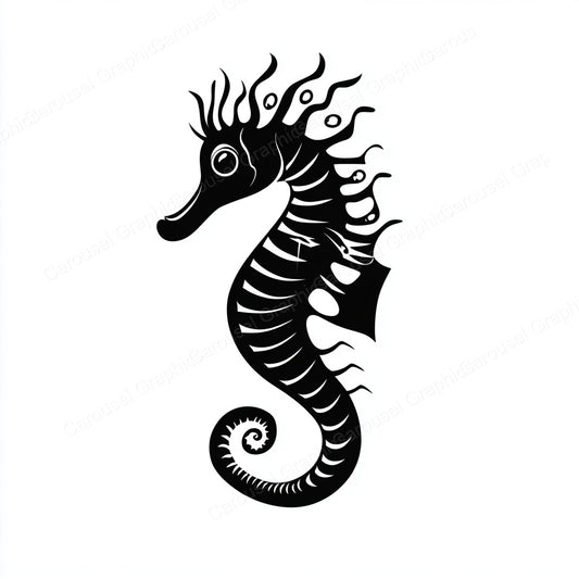 Seahorse Vector Graphic preview