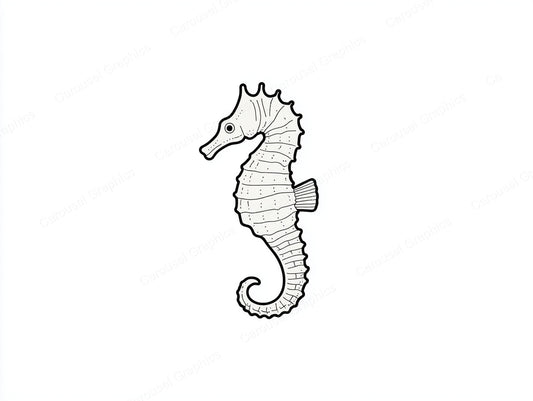 Seahorse Vector Graphic preview