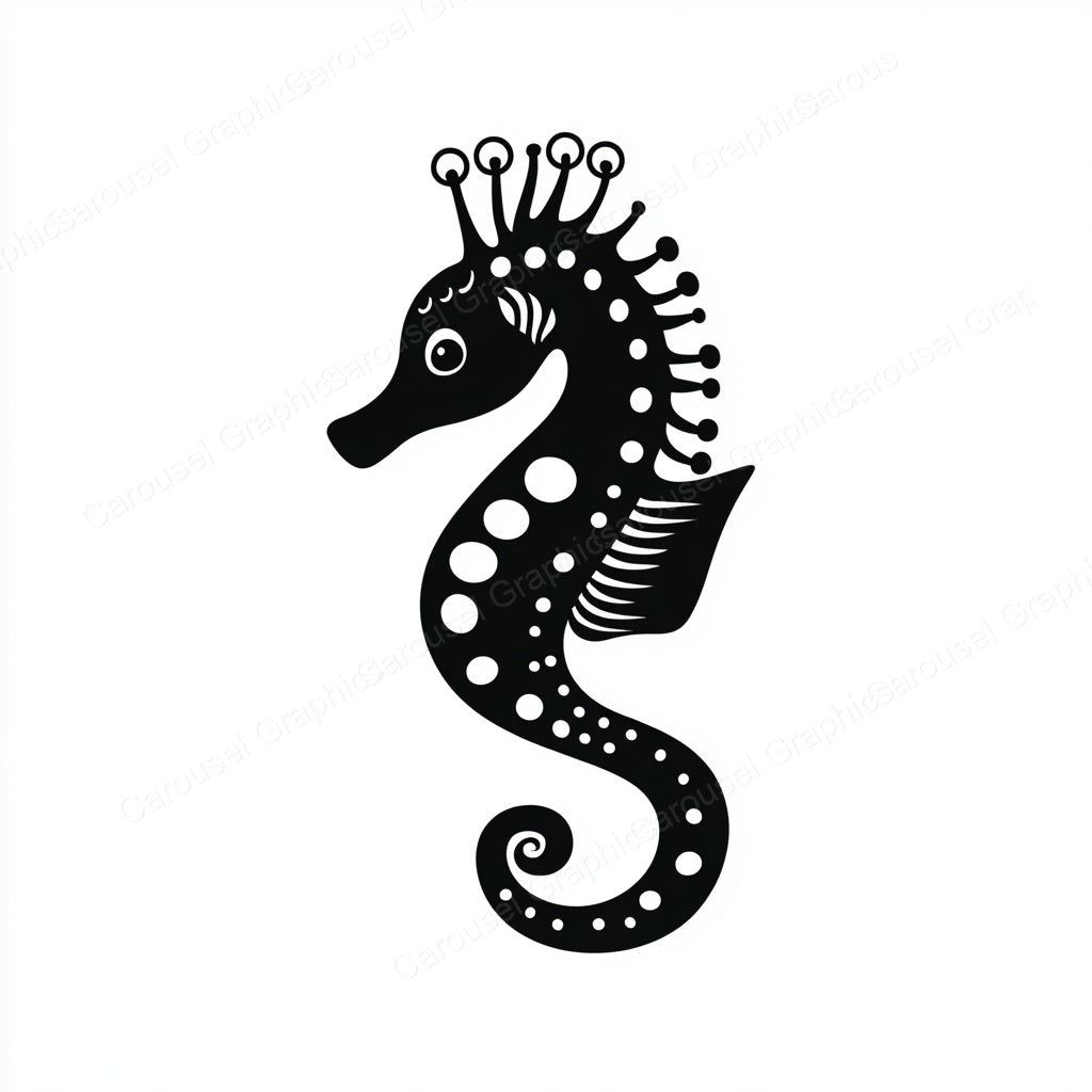 Seahorse Vector Graphic preview