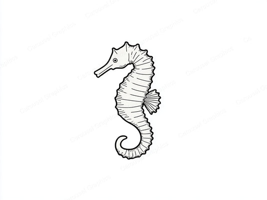 Seahorse Vector Graphic preview