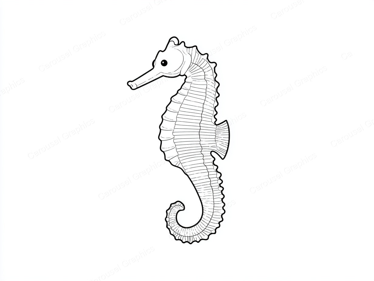 Seahorse Vector Graphic preview