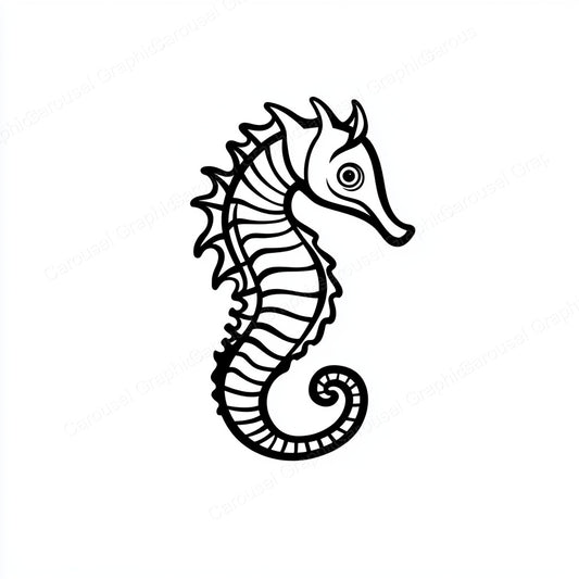 Seahorse Vector Graphic preview
