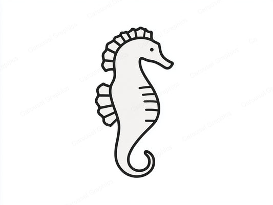 Seahorse Vector Graphic preview