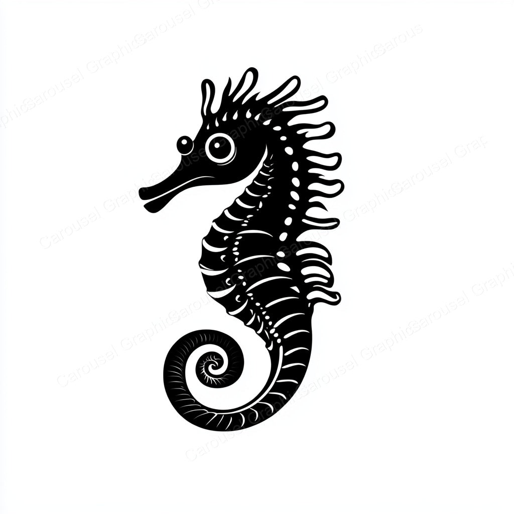 Seahorse Vector Graphic preview