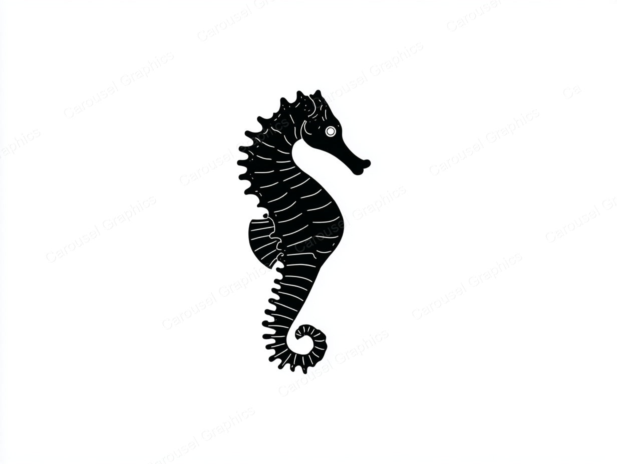 Seahorse Vector Graphic preview