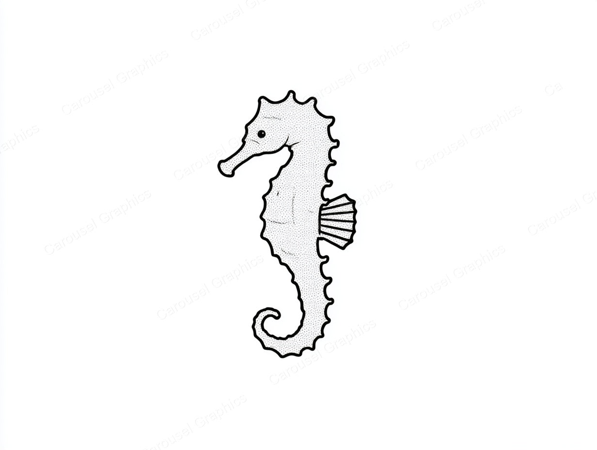 Seahorse Vector Graphic preview
