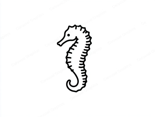 Seahorse Vector Graphic preview