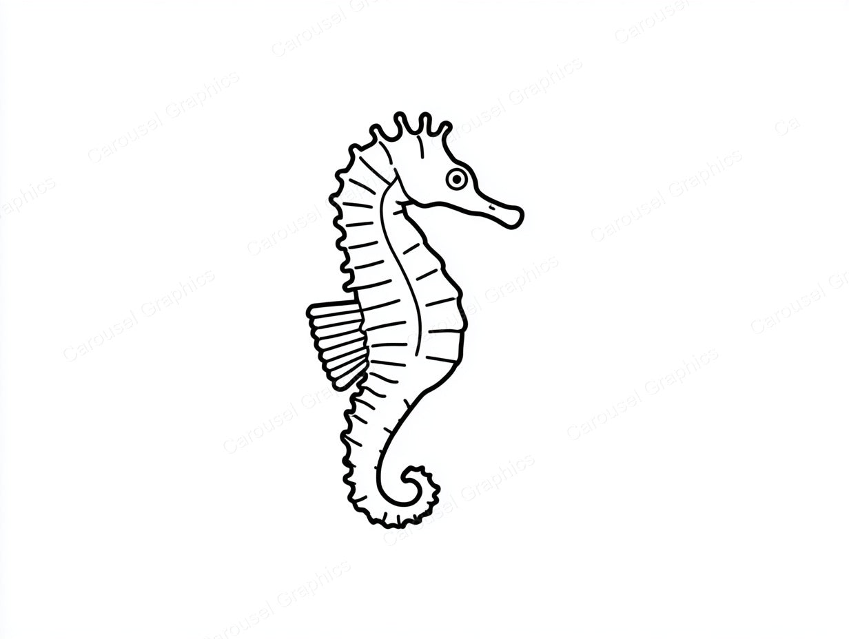 Seahorse Vector Graphic preview