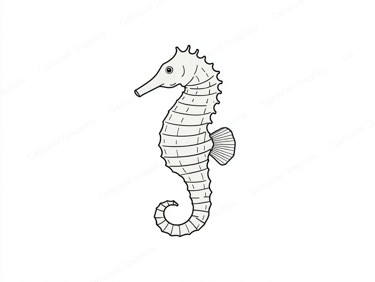Seahorse Vector Graphic preview