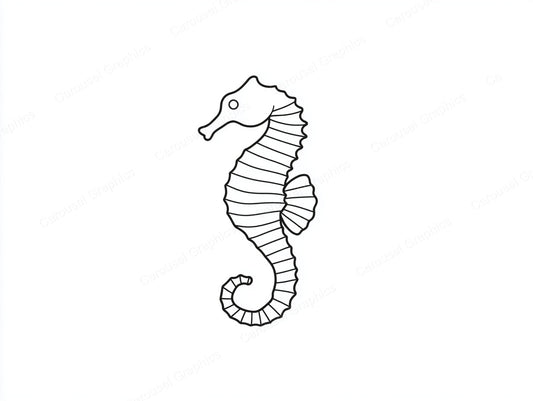 Seahorse Vector Graphic preview