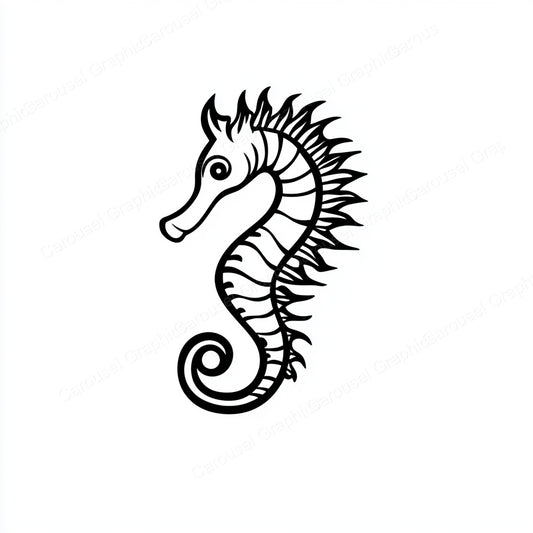 Seahorse Vector Graphic preview