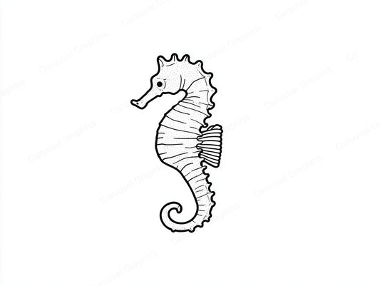 Seahorse Vector Graphic preview
