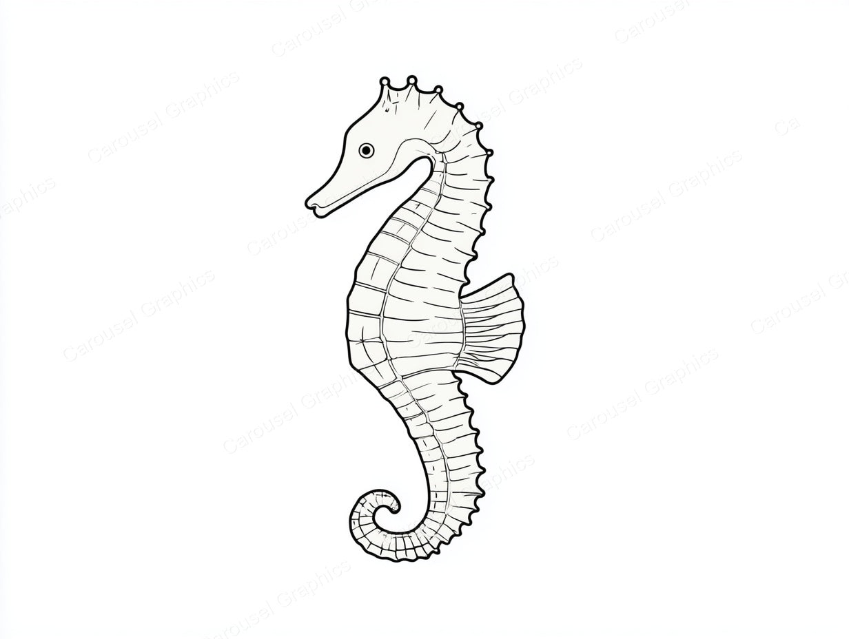 Seahorse Vector Graphic preview