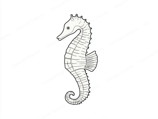 Seahorse Vector Graphic preview
