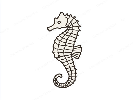 Seahorse Vector Graphic preview