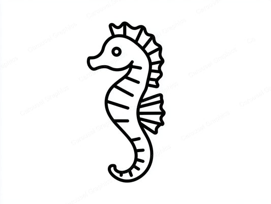 Seahorse Vector Graphic preview