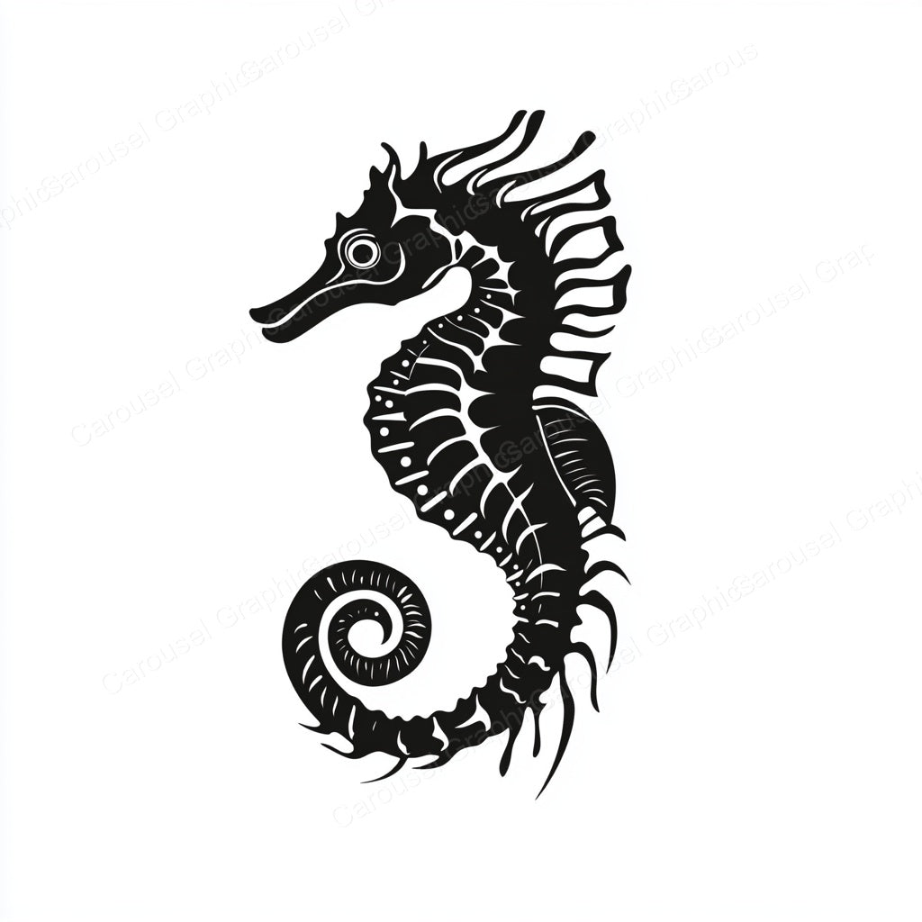 Seahorse Vector Graphic preview