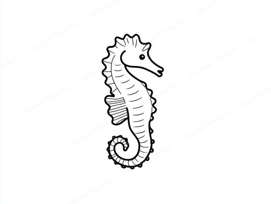 Seahorse Vector Graphic preview