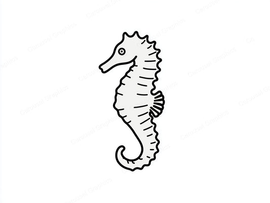 Seahorse Vector Graphic preview