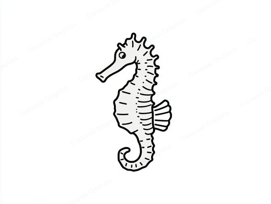 Seahorse Vector Graphic preview