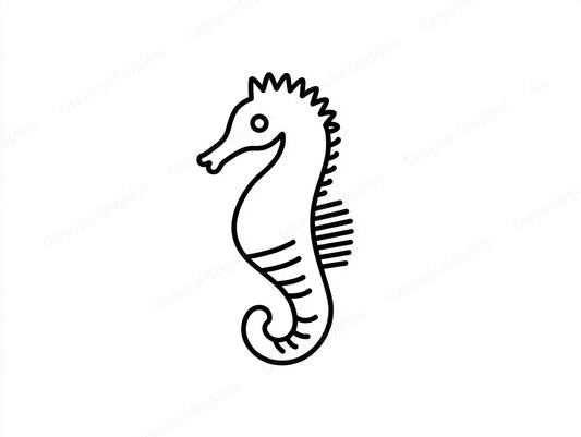 Seahorse Vector Graphic preview