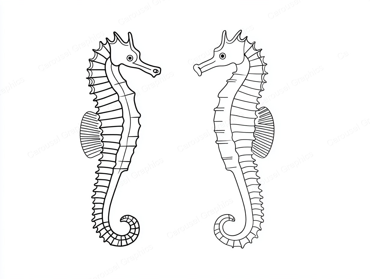 Seahorse Vector Graphic preview