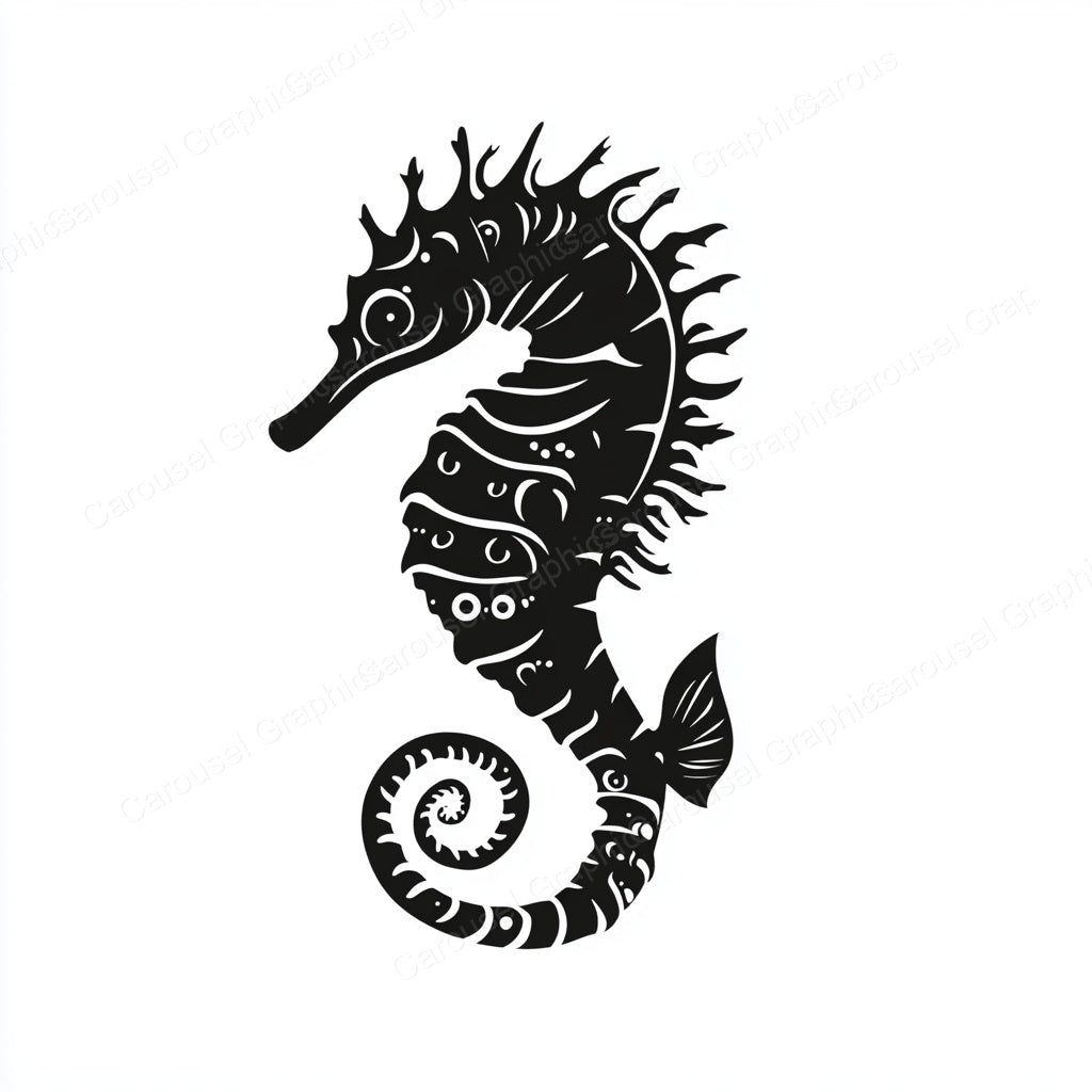 Seahorse Vector Graphic preview