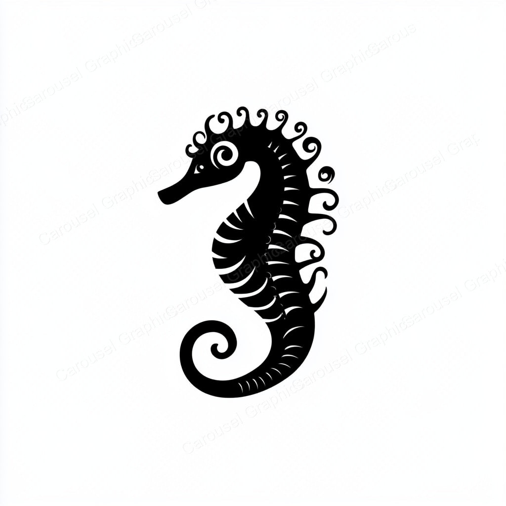 Seahorse Vector Graphic preview