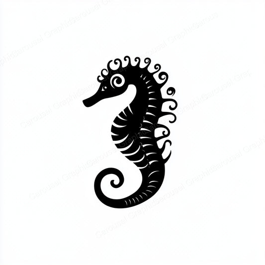 Seahorse Vector Graphic preview