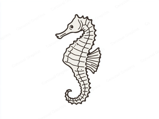 Seahorse Vector Graphic preview