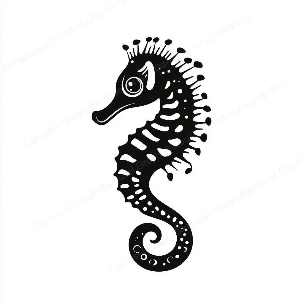 Seahorse Vector Graphic preview