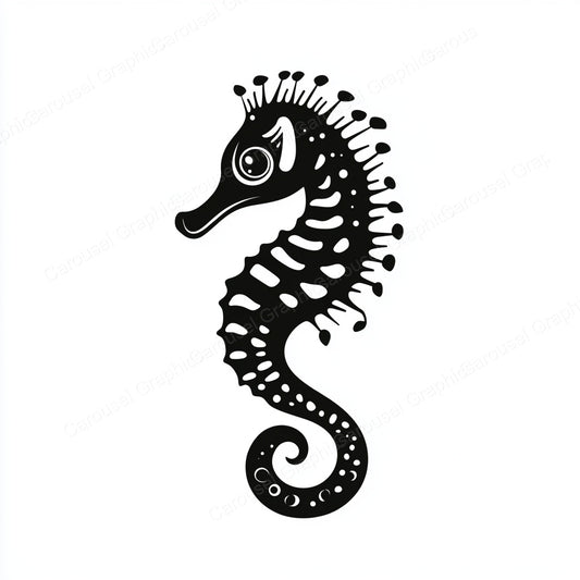Seahorse Vector Graphic preview