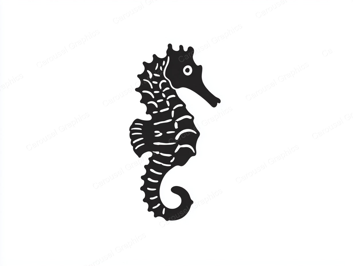 Seahorse Vector Graphic preview