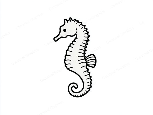 Seahorse Vector Graphic preview