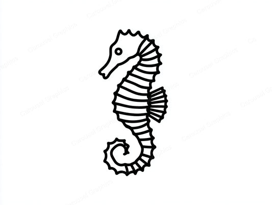 Seahorse Vector Graphic preview
