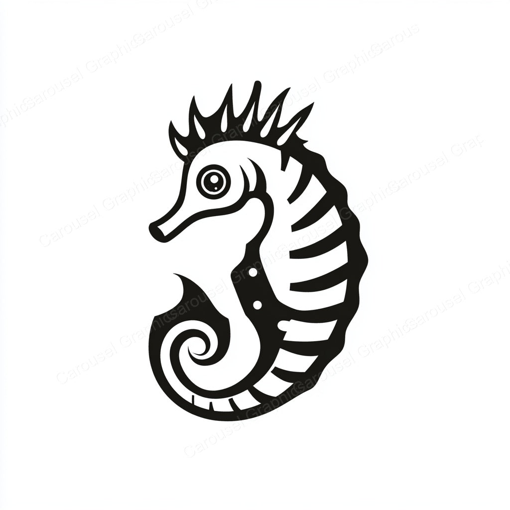Seahorse Vector Graphic preview