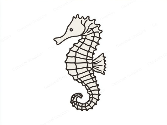 Seahorse Vector Graphic preview