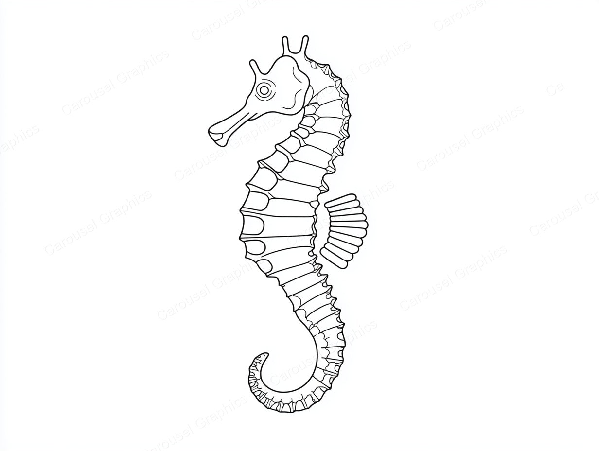 Seahorse Vector Graphic preview