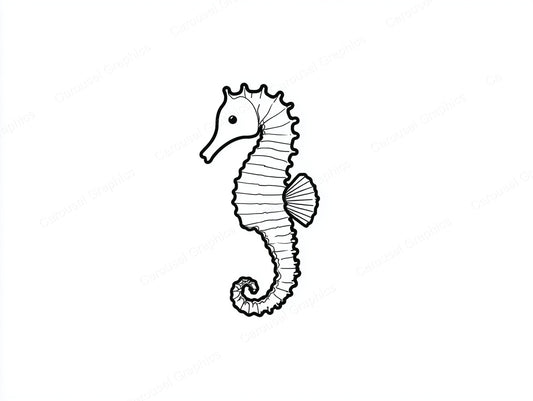 Seahorse Vector Graphic preview