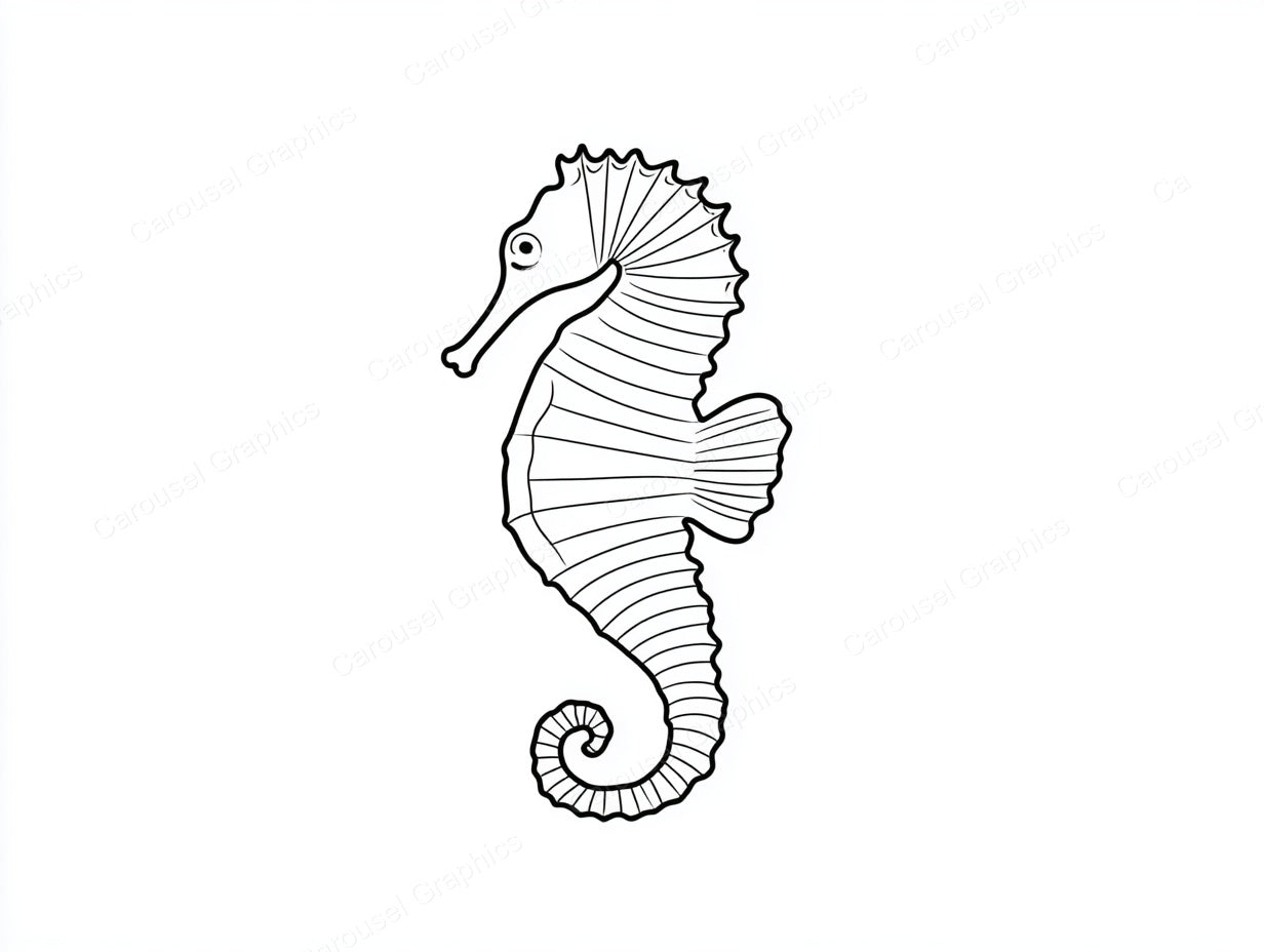 Seahorse Vector Graphic preview