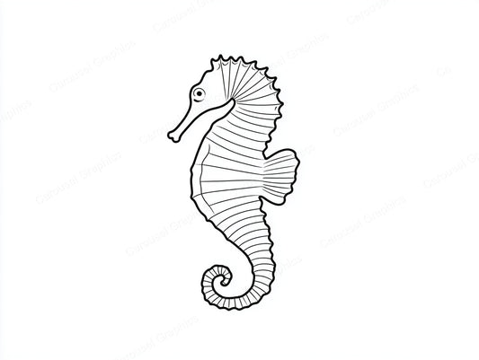 Seahorse Vector Graphic preview