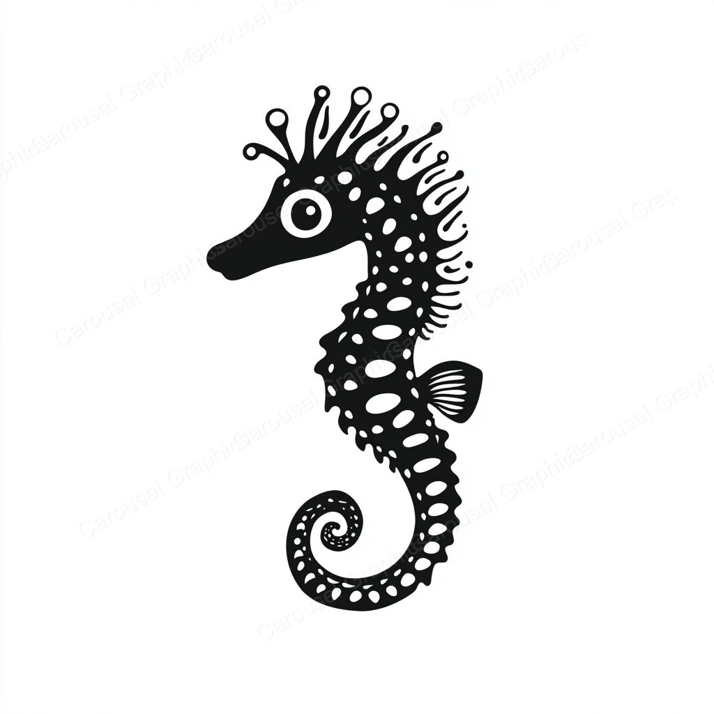 Seahorse Vector Graphic preview