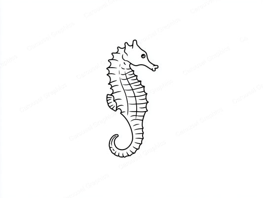 Seahorse Vector Graphic preview