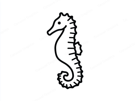 Seahorse Vector Graphic preview