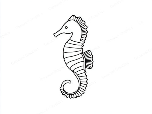 Seahorse Vector Graphic preview