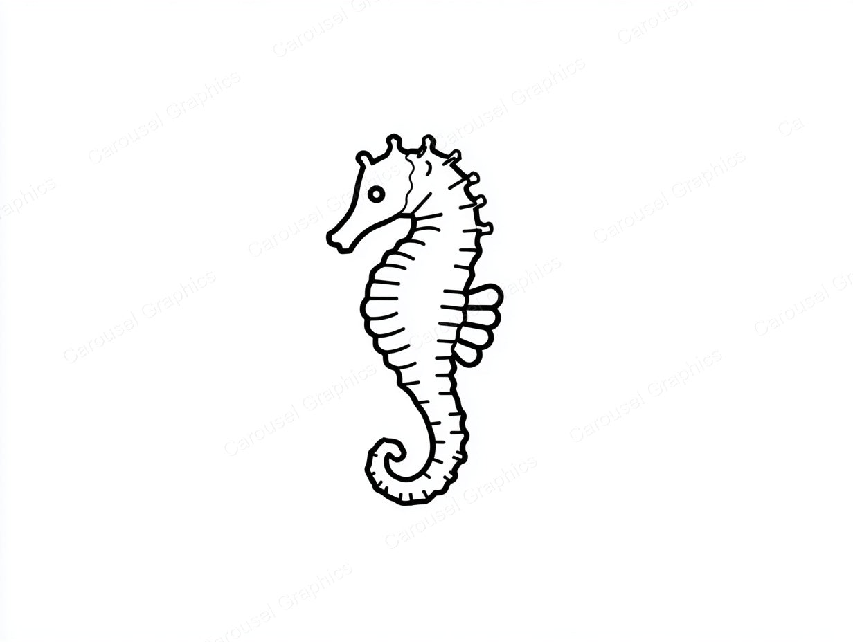 Seahorse Vector Graphic preview