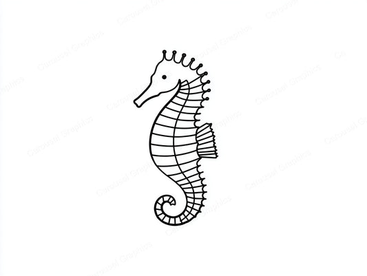 Seahorse Vector Graphic preview