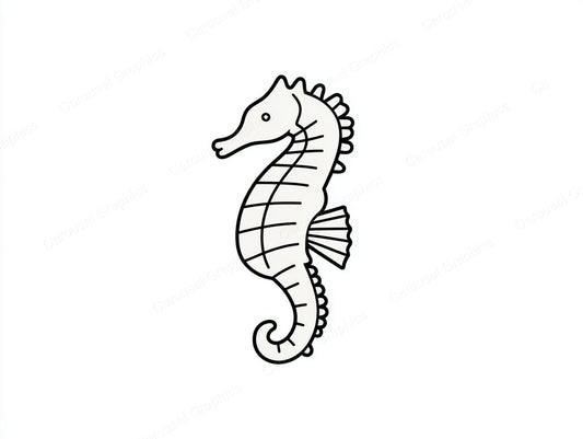 Seahorse Vector Graphic preview