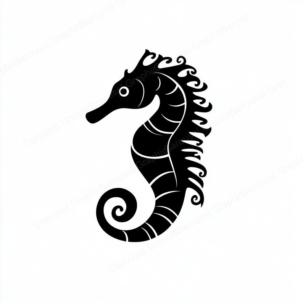 Seahorse Vector Graphic preview